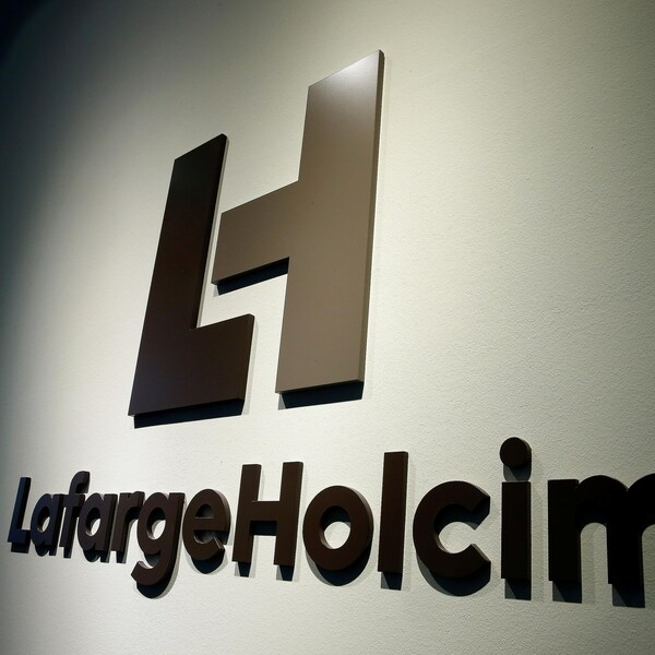 Le logo du cimentier LafargeHolcim
