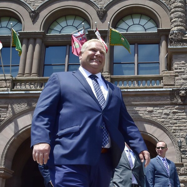 Réunion de travail à Queen’s Park pour Doug Ford et son équipe de transition