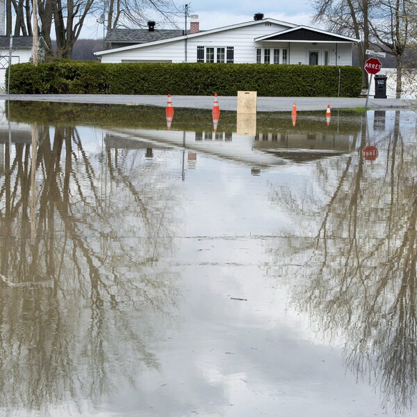 Des inondations à Rigaud