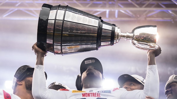 Parade de la Coupe Grey 2023.La Coupe Grey a été remporté par les Alouettes de Montréal.