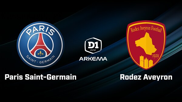 Radio-Canada Sports présente le match de D1 Arkema entre le Paris Saint-Germain et le Rodez Aveyron.