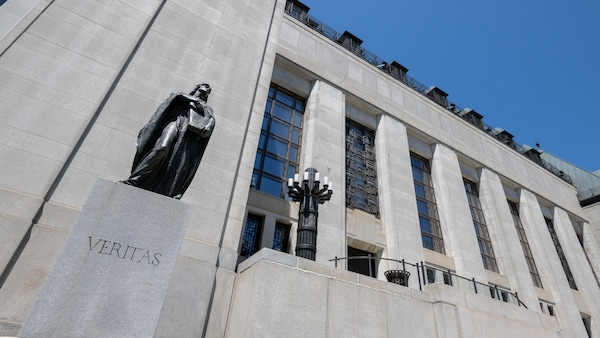 Le siège de la Cour suprême à Ottawa.
