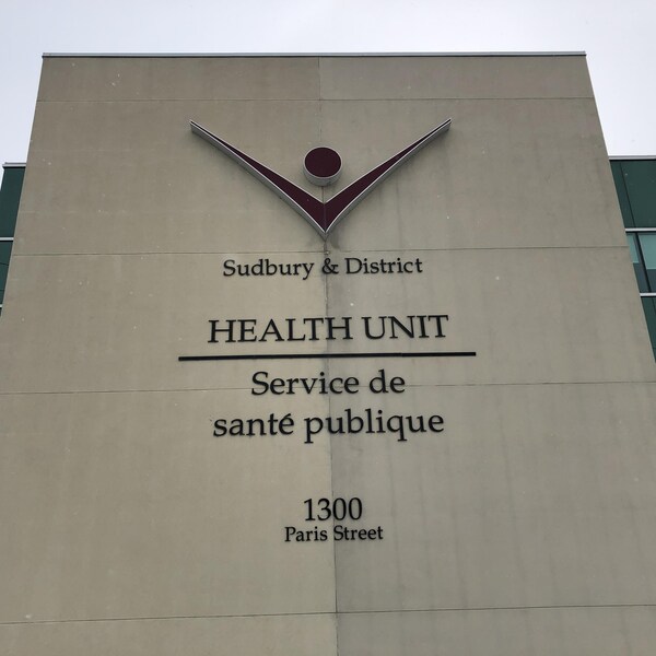 Les bureaux de l'agence de santé publique du Grand Sudbury.