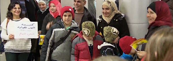 Des réfugiés syriens sont arrivés au Nouveau-Brunswick le 19 décembre 2015. 
