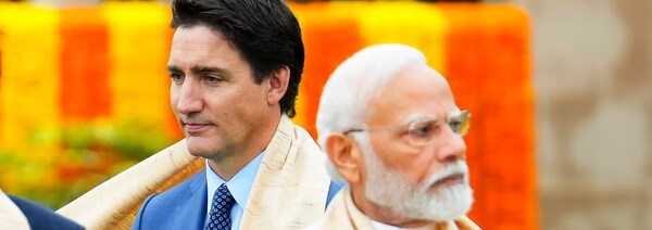 Le Premier ministre Justin Trudeau et le Premier ministre indien Narendra Modi.