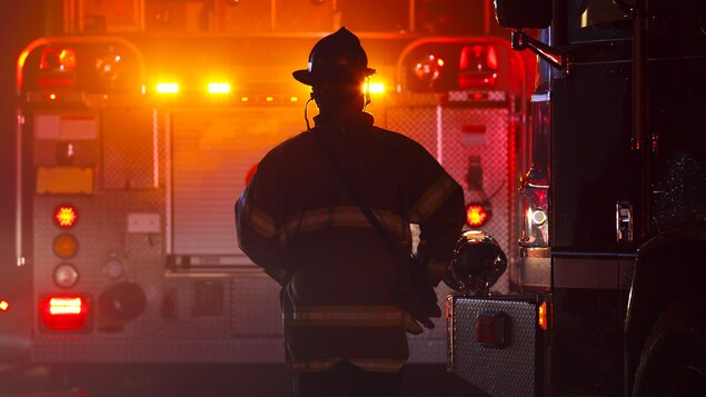 La route 172 à Saint-Nazaire fermée en raison d’un incendie