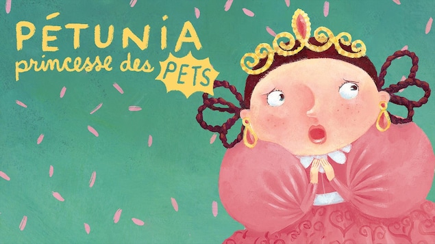 La couverture du livre audio Pétunia princesse des pets.