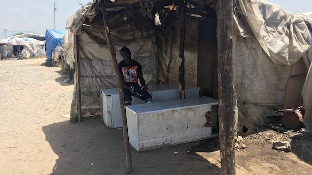 Camp de migrants à Polistena, dans le sud de la Calabre