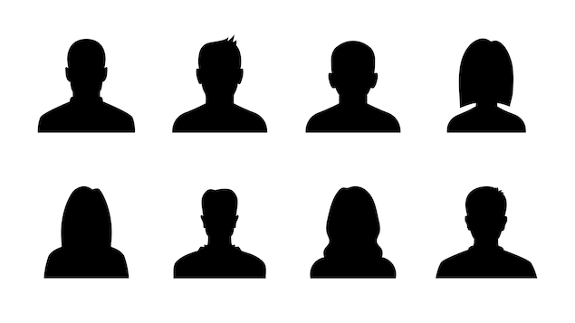Des silhouettes représentant des profils anonymes sur les réseaux sociaux.