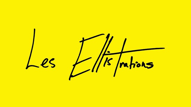 Le logo des Ellistrations sur fond jaune.