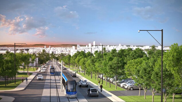 Esquisse du réseau structurant de transport en commun de la Ville de Québec