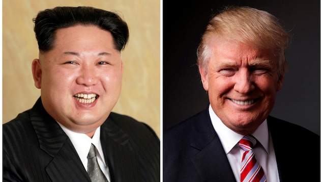 Le président nord-coréen Kim Jong-un et le président des États-Unis Donald Trump.