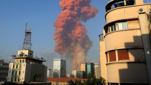 Beyrouth secouée par une forte explosion Beyrouth secouée par une forte explosion