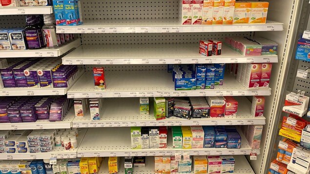 Pénurie de médicaments contre le rhume et la grippe en Ontario