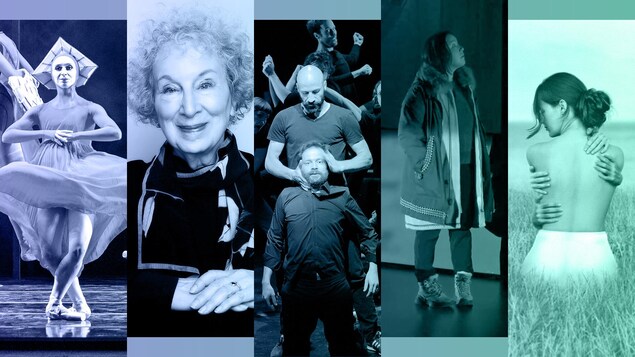 « La servante écarlate » du Royal Winnipeg Ballet, Margaret Atwood, « Un. Deux. Trois. » de Mani Soleymanlou, « Aalaapi » et « Fall on Your Knees » de Ann-Marie MacDonald.