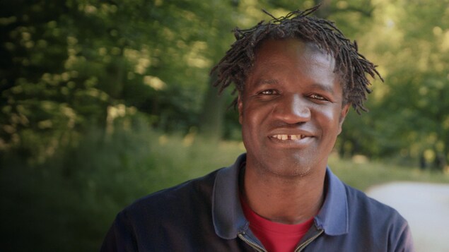Boucar Diouf, Marc-André Grondin et Claude Rajotte à la radio de Radio-Canada cet été