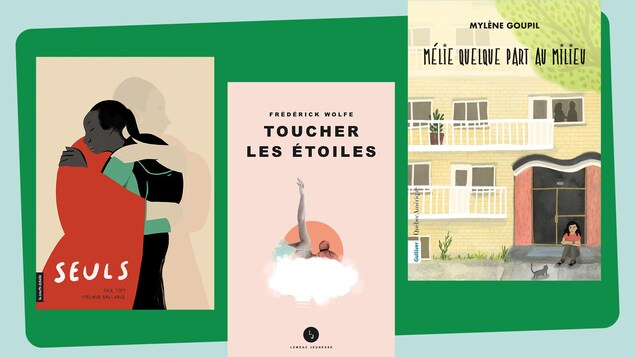 Les liivres: Seuls, Toucher les étoiles et Mélie quelque part au milieu. 