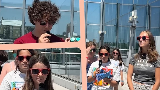 Le groupe est sur la terrasse de Radio-Canada