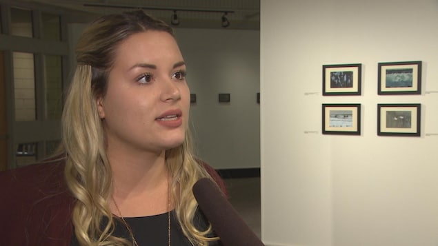 Émilie Morier-Roy, représentante des jeunes au C.A. de la SFM, en entrevue avec Radio-Canada