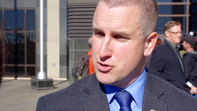 Le président de l’Association canadienne professionnelle de la police montée, Louis-Philippe Thériault