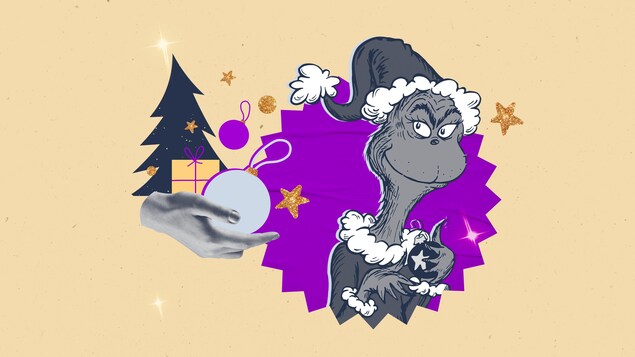 Illustration du Grinch. 