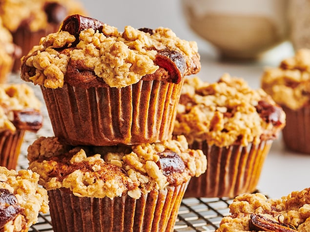 Des muffins carrés aux dattes.
