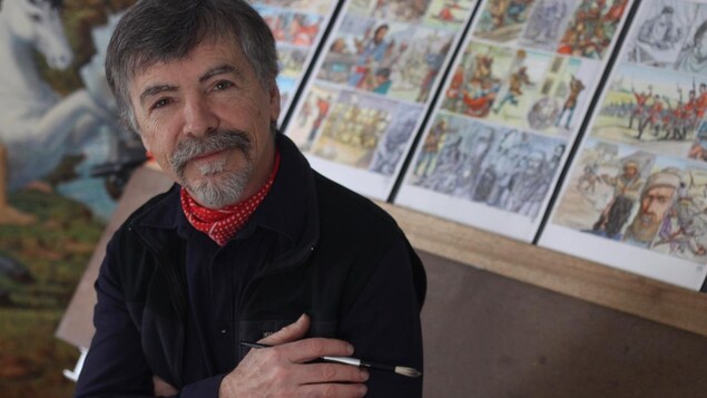 Le bédéiste franco-manitobain Robert Freynet.