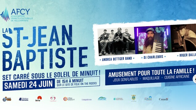 Affiche de la fête avec les informations sur le déroulement de la journée. 