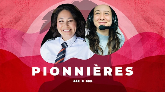 <i>Les pilotes d'avion</i>, du balado <i>Pionnières</i>.