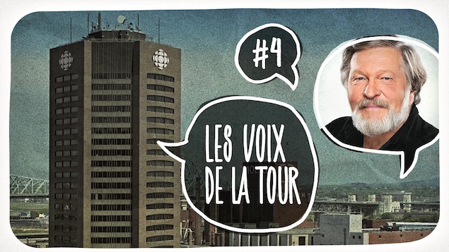 <i>L’invention du direct</i>, du balado <i> Les voix de la tour</i>.