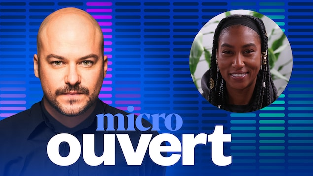 Dominique Fils-Aimé à l'émission Micro ouvert avec Marc-André Grondin.