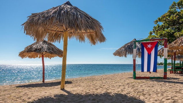 Una playa en Cuba.
