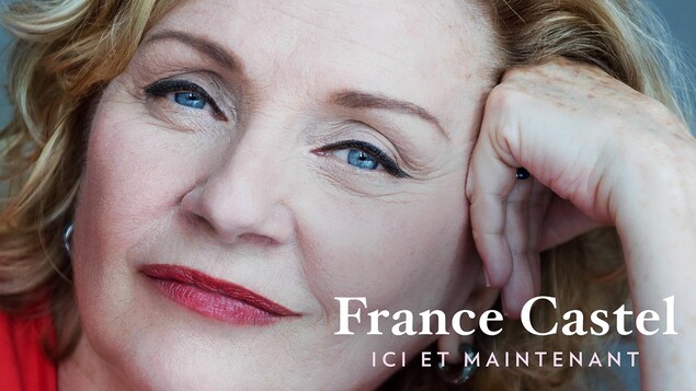 Le visuel de couverture du livre audio France Castel : Ici et maintenant.