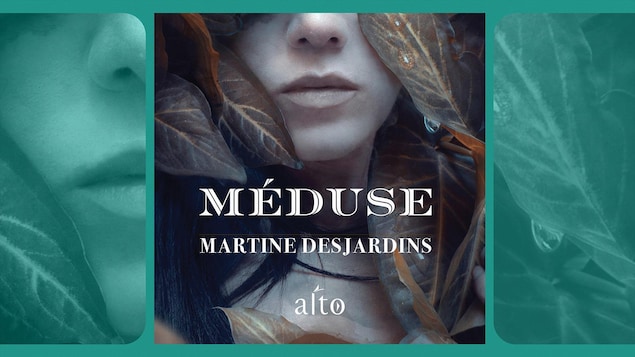 La page couverture du livre, montrant le visage d'une femme cachée derrière des feuilles.