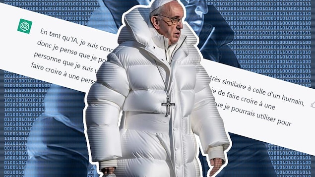 De ChatGPT au manteau du pape, l’IA sait très bien tromper l’humain.