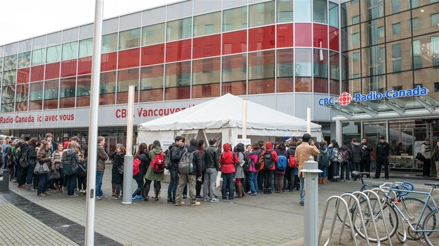 Portes ouvertes à CBC/Radio-Canada à Vancouver en 2012.