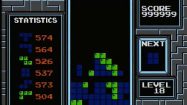 Une partie de Tetris