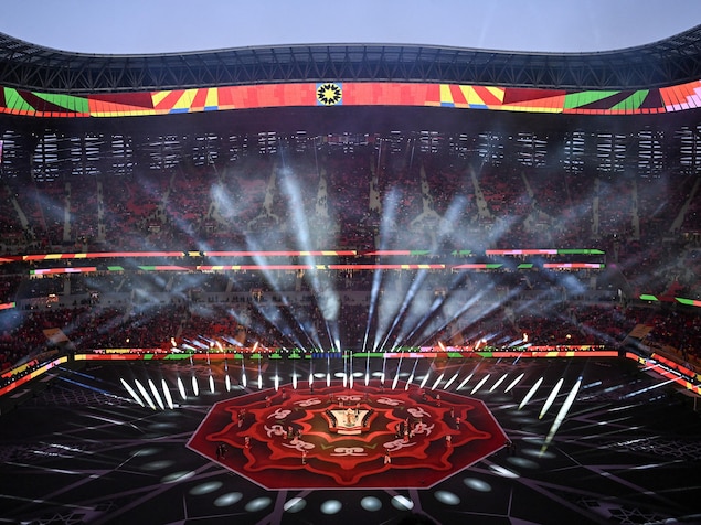 Un spectacle en ouverture de la Coupe d'Afrique des nations.