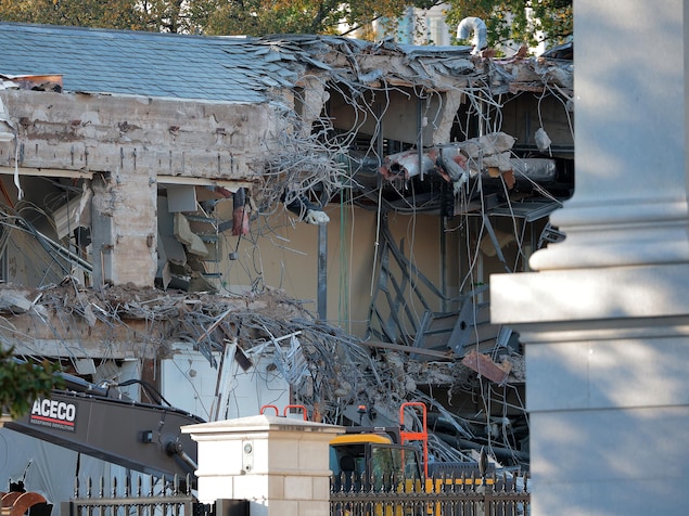 Une aile de la Maison-Blanche détruite pour une salle de bal | Brève ...