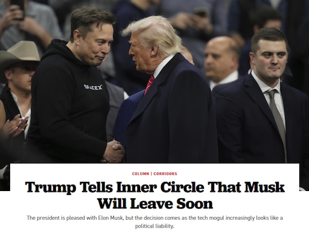 Elon Musk sur le point de quitter le DOGE? | En bref | Radio-Canada