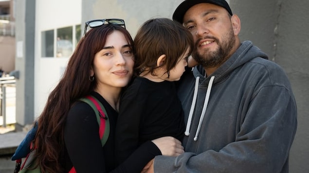 Francisca Reyes, left, and Daniel Concha-Hernandez, pictured here with their son Julian, used to work for an Abbotsford food processing facility. 