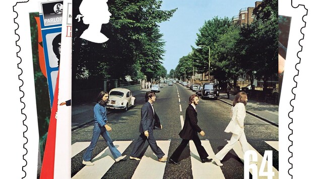 La photo prise sur Abbey Road est reproduite.
