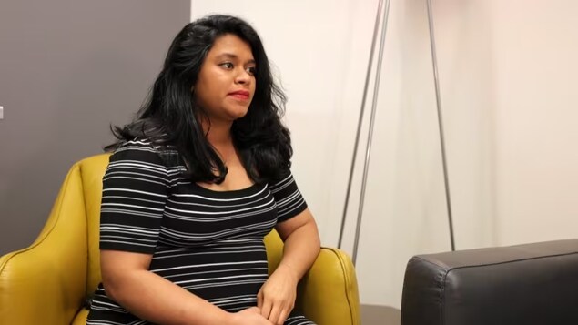 Abhinaya Yeddala is originally from India but graduated from Dalhousie Medical School and aspires to be a family doctor in Nova Scotia. (Robert Short/CBC)