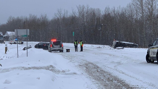 Une femme est grièvement blessée après une collision sur la route 117 à Dubuisson