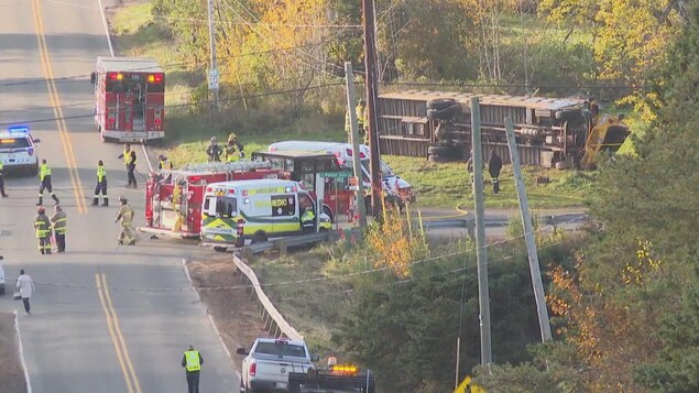 Des enfants blessés dans un accident d’autobus scolaire à l’Î.-P.-É.