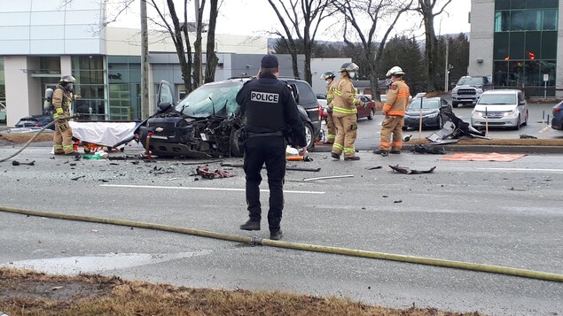 Grave accident dans le secteur Rock Forest de Sherbrooke