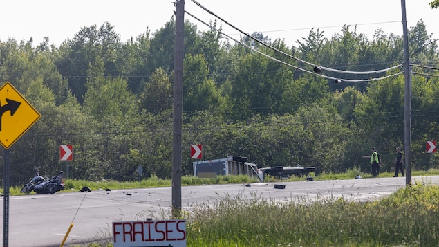 Accident à Beauceville : les deux motocyclistes succombent à leurs blessures