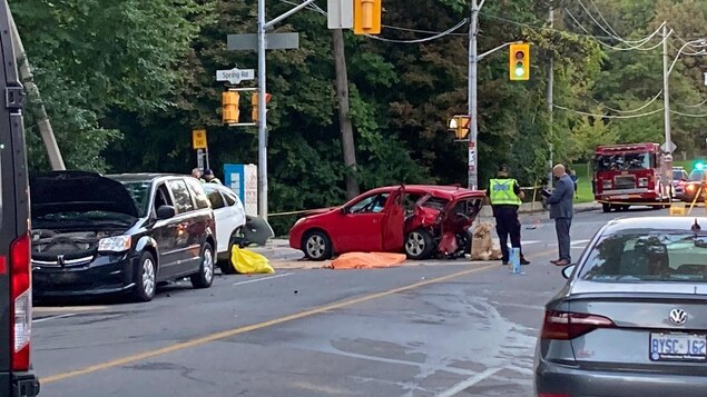 Un accident de la route fait deux morts près de High Park à Toronto