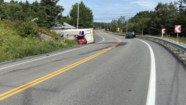 La route Coulombe de nouveau accessible