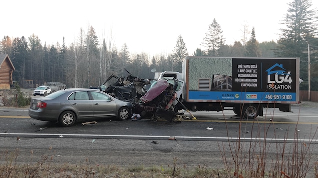 Deux blessés dans un accident sur la route 125 dans Lanaudière